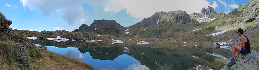 Vista panoramica sul Lago di Ponteranica supeiore